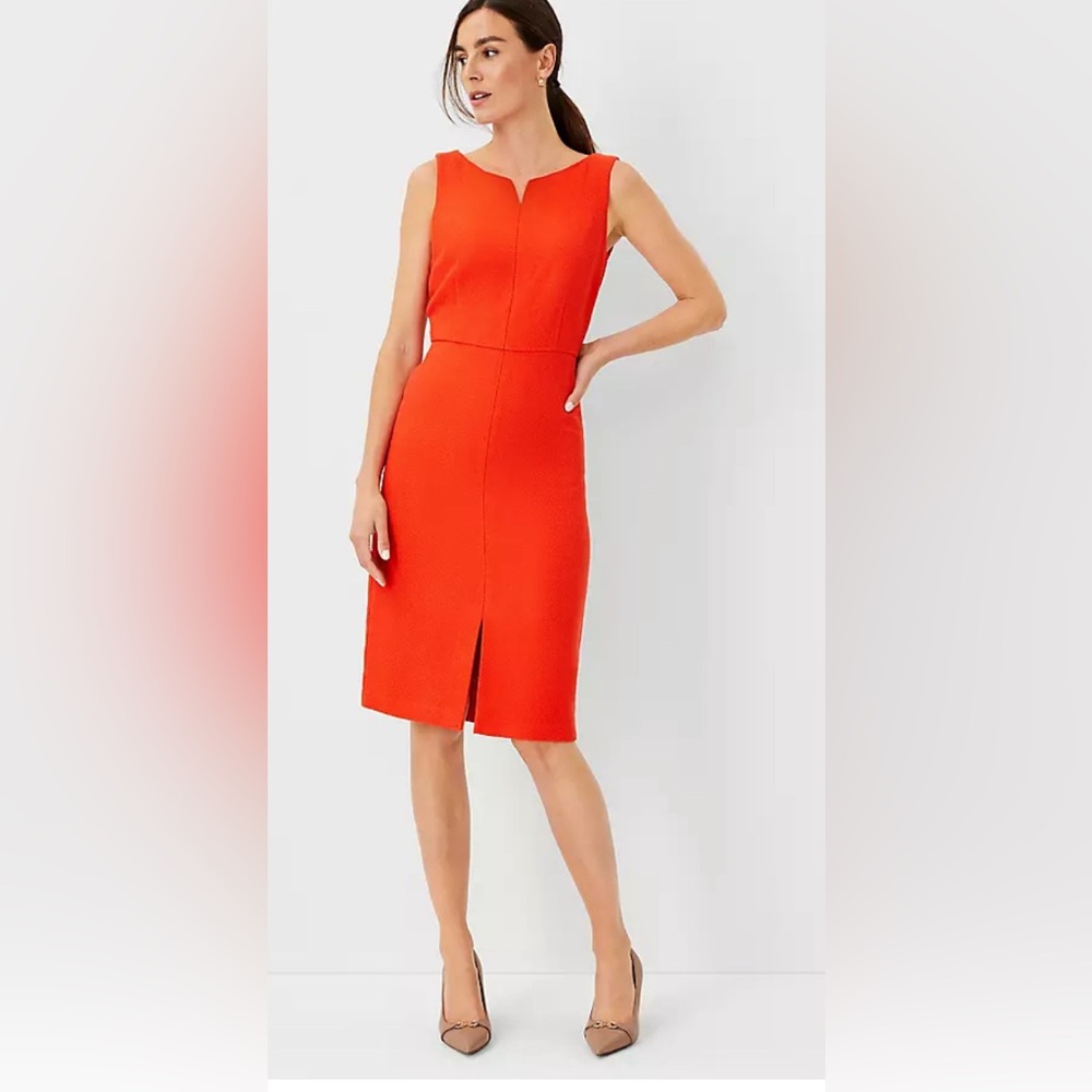 NEW Ann Taylor Petite Tweed Sheath Dress – Size 4P, Elegant & Classic